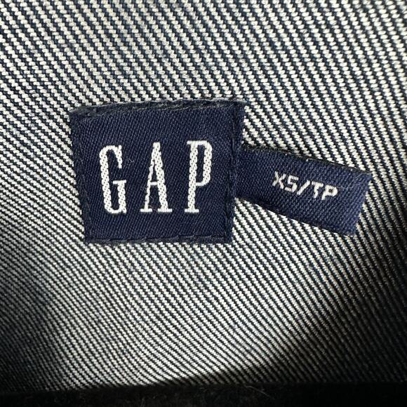 Gap Womens Classic Soft Denim Pockets Button-Up Blue Long Sleeve Jean Jacket XS - Picture 10 of 11
